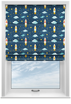 Blast Off, Spacebound - Roman Blind